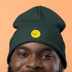 JUST SMILING Knit Beanie