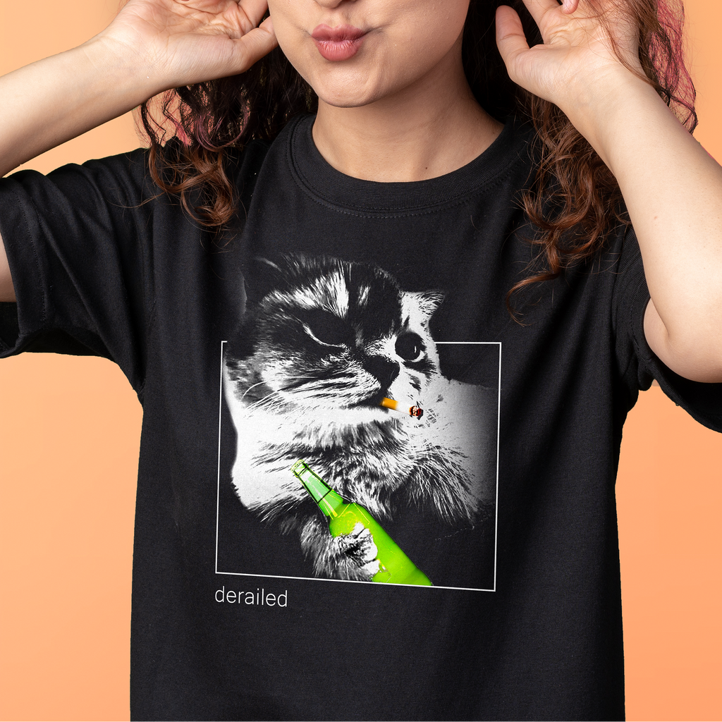 Derailed Cat T-Shirt