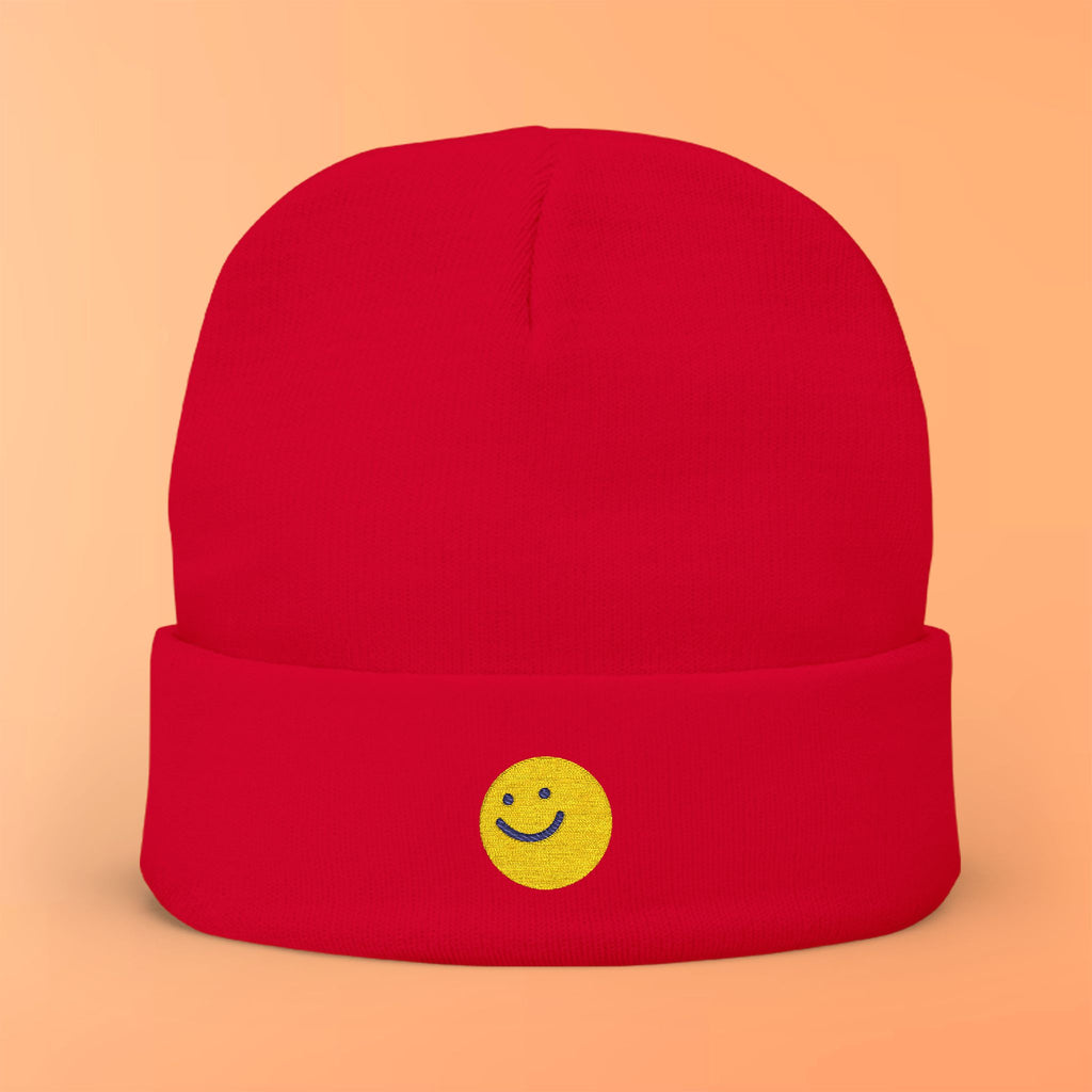 JUST SMILING Knit Beanie