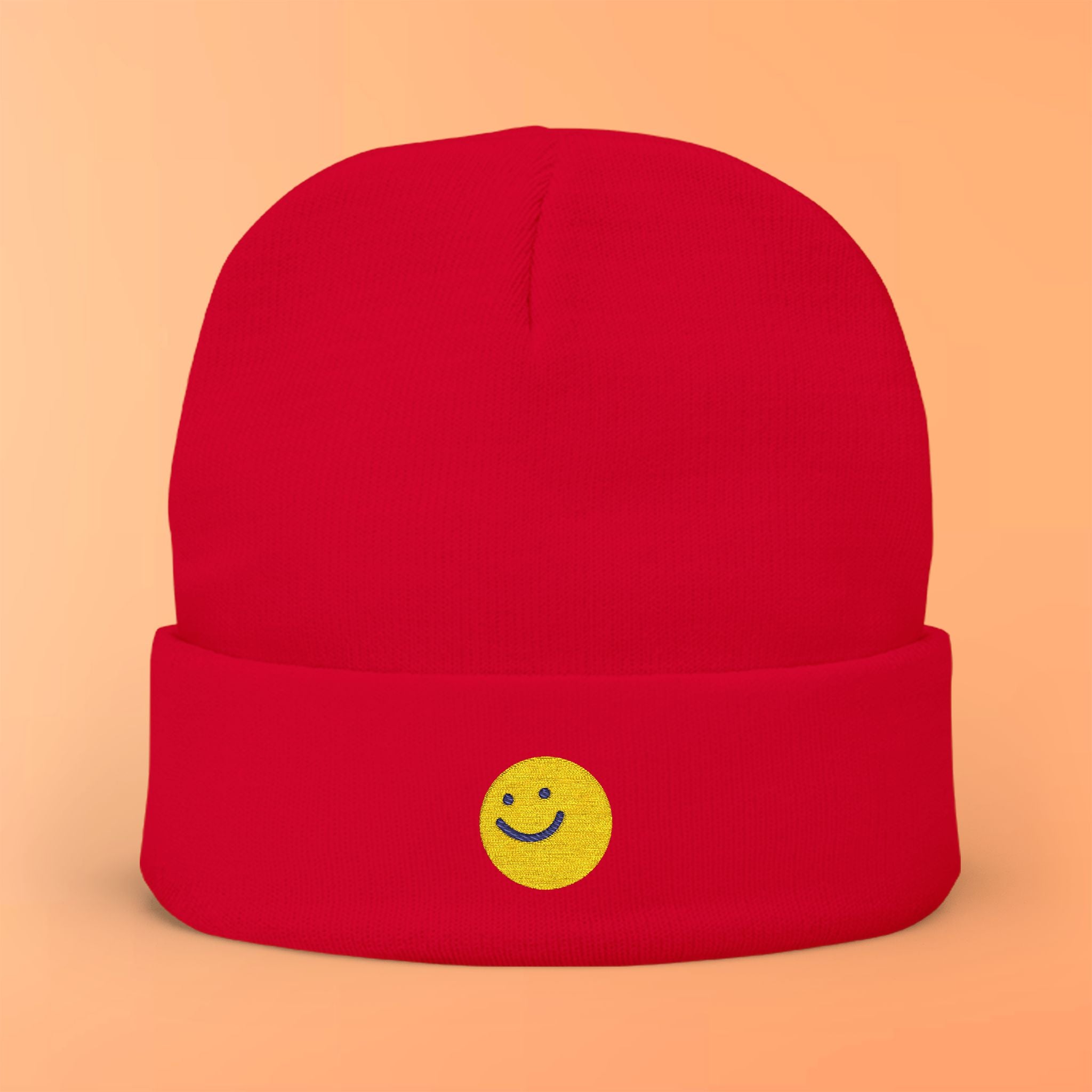 JUST SMILING Knit Beanie